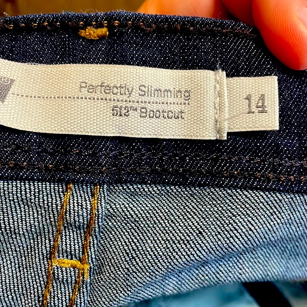 New Levi jeans no holes. Long